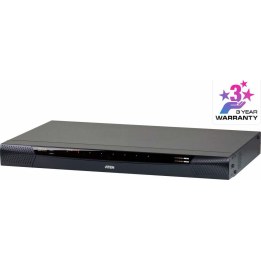 Aten Switch KVM por IP multi-interfaz Cat 5 de 8 puertos de 1 consola local y 1 consola remota con Virtual Media (1920 x 1200)