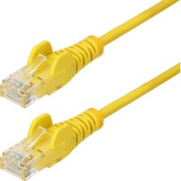 STARTECH.com N6PAT100CMYLS câble Ethernet Cat6 fin jaune 1 m