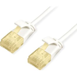EQUIP 626002 slim network cable Cat.6A U/UTP 0.5 m white