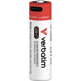 VERBATIM AA USB-C Rechargeable Battery (Pack of 4)