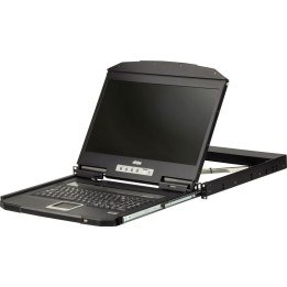 Aten CL3700NW rack console 47 cm (18.5") Black 1U