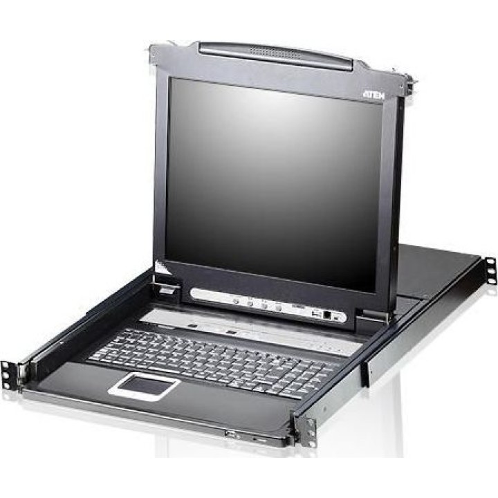 Aten CL5708M Comutador KVM LCD 17" 8 portas preto