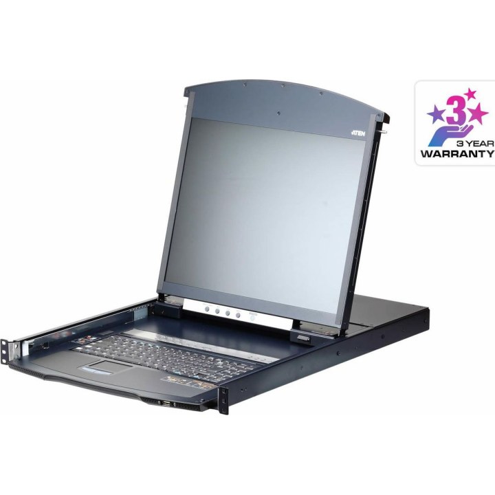 Aten KL1116VN-AXA-AG comutador KVM LCD Cat 5e/6 de 16 portas 19"