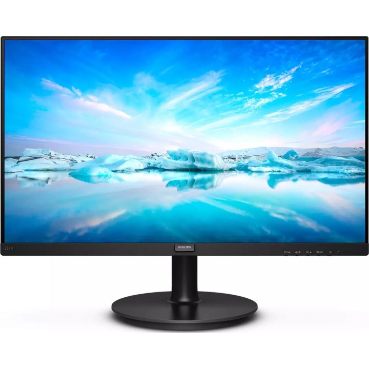 221v8, 21,5 polegadas, IPS LED, 1920x1080, 16:9, 4 ms, VGA/HDMI, Km0