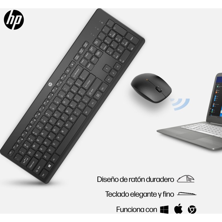 HP Combo tastiera e mouse wireless 230