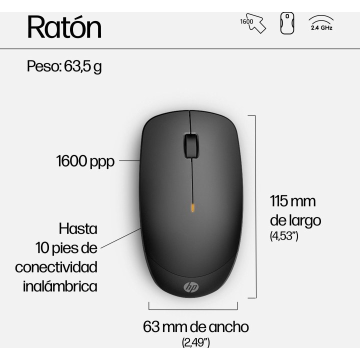 HP Combo tastiera e mouse wireless 230
