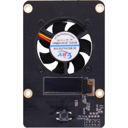 Rock Pi 4 com placa superior SATA NAS HAT, Raspberry