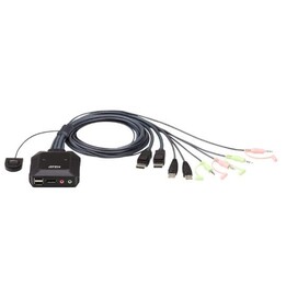 Switch KVM Aten CS22DP Nero