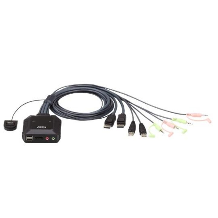 Switch KVM Aten CS22DP Nero