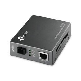 TP-LINK MC112CS conversor de mídia 100 Mbit / s Monomodo Preto