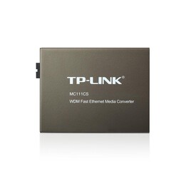 TP-LINK MC111CS media converter 100 Mbit / s 1550 nm Singlemode Black