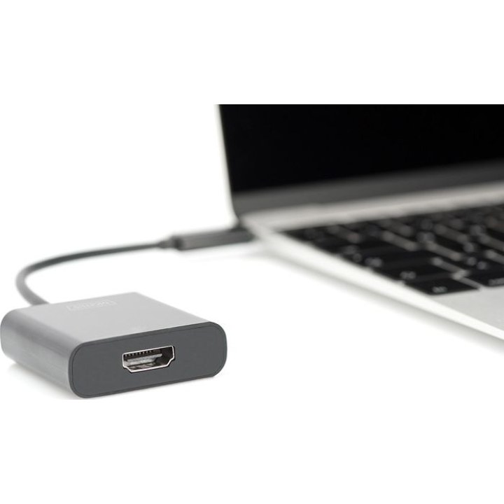 DIGITUS - externer Videoadapter - Schwarz