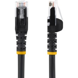 STARTECH.COM 5m LSZH CAT6 Ethernet Cable – 10 Gigabit 100W PoE RJ45 UTP Network Patch Cord, Snagless – Black, ETL-verified