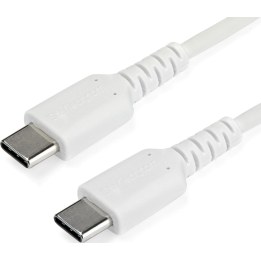 STARTECH.COM RUSB2CC1MW Cabo USB-C de 1 m – Cabo de alta qualidade USB 2.0 Tipo C para transferência de dados e carregamento, St