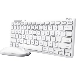 Trust Lyra Tastiera e mouse wireless bianchi DE