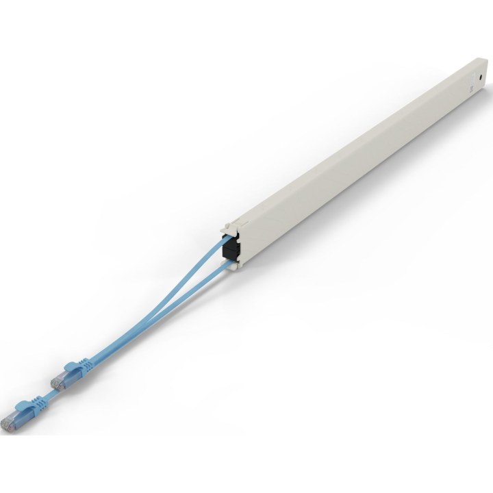 Patchbox patchbox.one copper patch panel 46RU (2.5 m), Cat. 6a, U/UTP, PoE++, blue