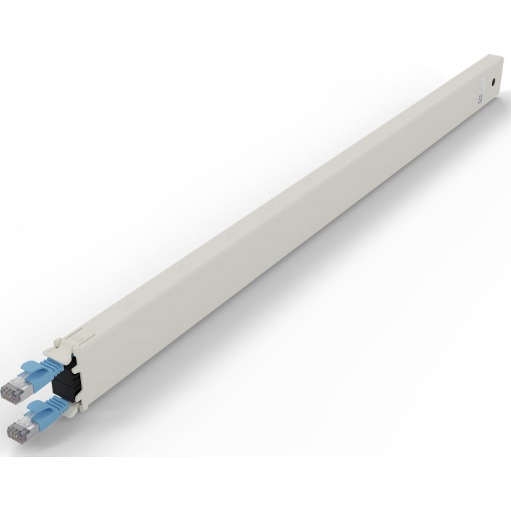 Patchbox patchbox.one copper patch panel 30RU (1.8 m), Cat. 6a, U/FTP, PoE, blue