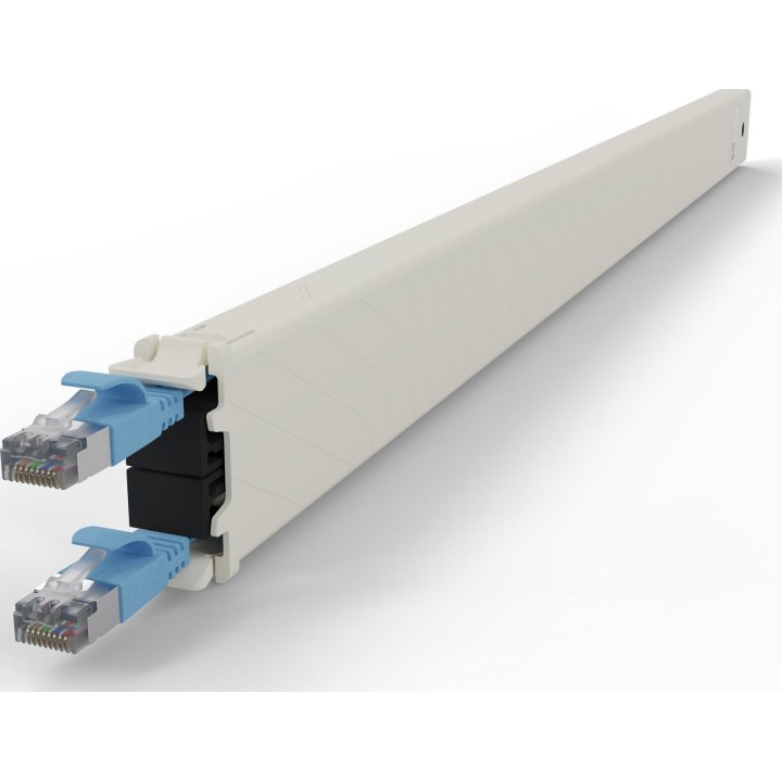Patchbox patchbox.one copper patch panel 30RU (1.8 m), Cat. 6a, U/FTP, PoE, blue
