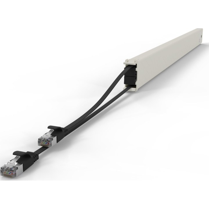 Patchbox patchbox.one copper patch panel 46RU (2.5 m), Cat. 6a, U/FTP, PoE, black