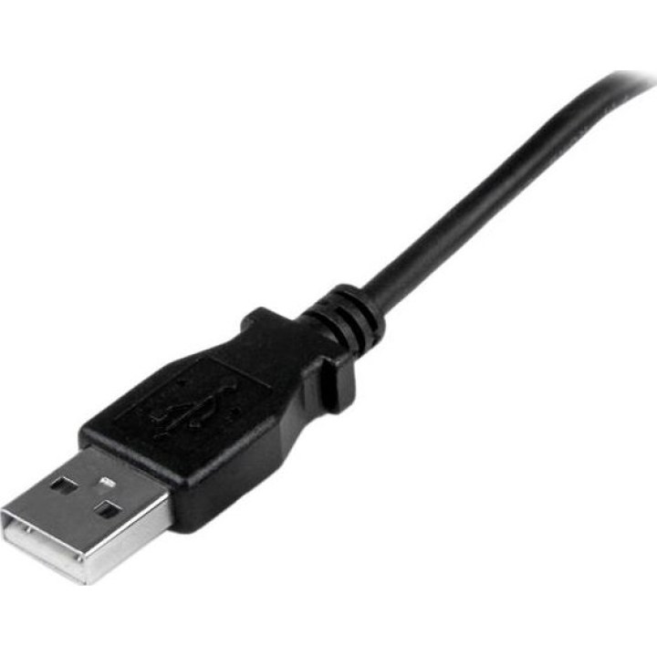 Cabo Micro USB StarTech de 2 m - A para Micro B com ângulo para cima