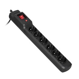 Activejet COMBO 6GN 5M base múltiple 6 salidas AC Interior Negro