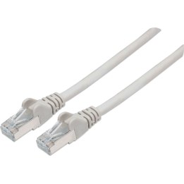 Cavo patch con connettore Cat6a / cavo grezzo Cat7, 7,5 m, grigio