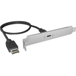 Adattatore IcyBox USB 20 Gbit/s da porta Type-E