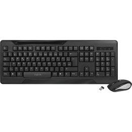 Logilink Keyboard & Mouse Combo Set 2.4GHz, 1000 DPI Mouse, black