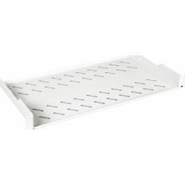 19" fixed shelf for server cabinets, 40 cm, 1U, grey