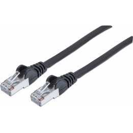 Patchkabel Cat6a-Stecker/Cat7-Rohkabel 10m sw