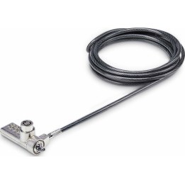 StarTech 10-pack dual-access laptop lock, 2m cable lock with key and combination lock
