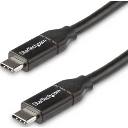 STARTECH.com USB2C5C50CM cavo USB-C a USB-C 50 cm 100 W 5 A nero
