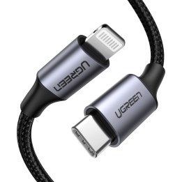 Cable UGREEN de Lightning a Type-C, 1 m, negro