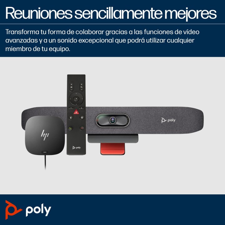 HP Poly Studio R30 USB Video Bar No Radio GSA/TAA