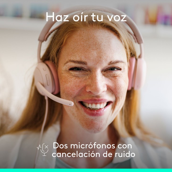 Logitech Zone Wired 2 Headset, ROSE