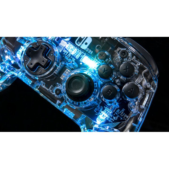 PDP Nintendo Switch Controller Wireless durchsichtig