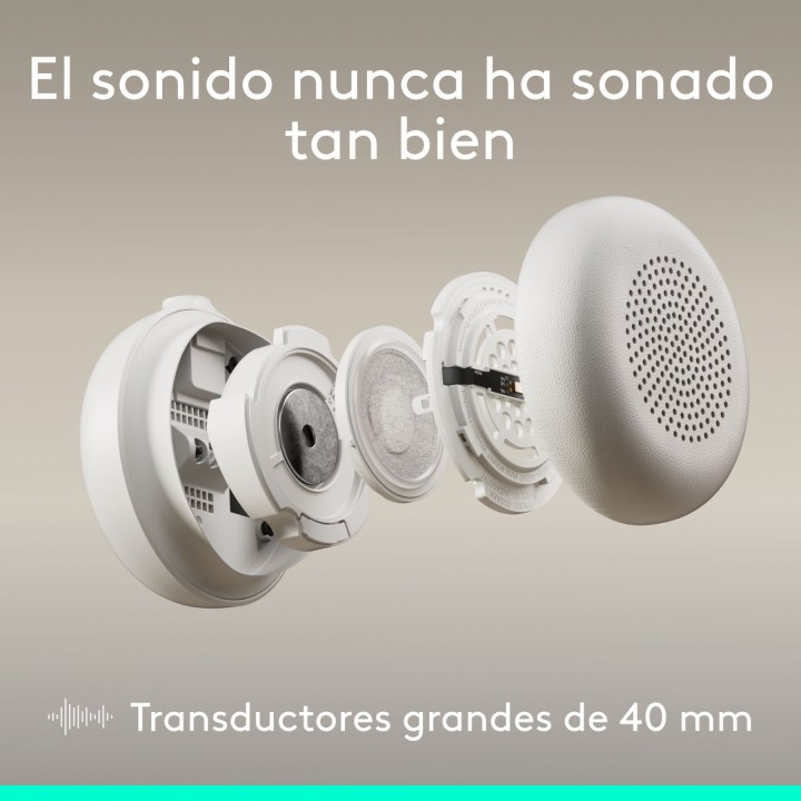 Cuffie Logitech Zone Wired 2, bianche