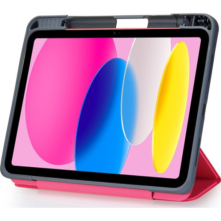 Capa DEQSTER Rugged MAX de 10,9 polegadas (10.ª geração), rosa