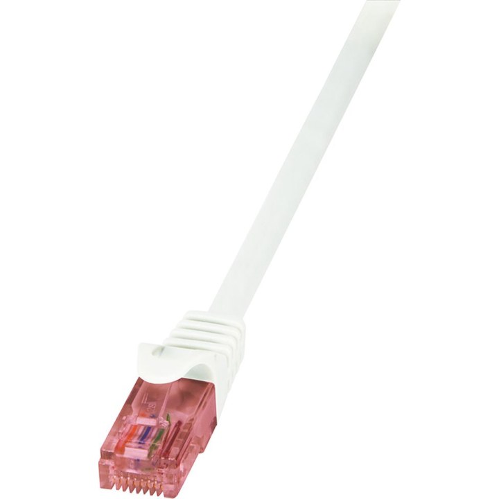 Patch Cable Cat.6 U/UTP BC white,20m PrimeLine