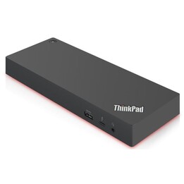 Lenovo 40AN0135EU base para portátil y replicador de puertos Alámbrico Thunderbolt 3 Negro, Rojo
