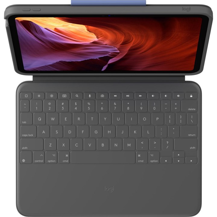 Logitech Rugged Folio keyboard case for iPad (A16) graphite