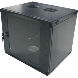 Logilink 19" Wallmount Single Section Box 09U, Flat Pack, black