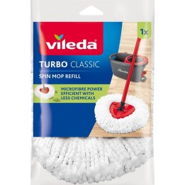 VILEDA TURBO REFILL 100% MICROFIBRE mop refill