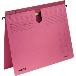 LEITZ Alpha Hanging Folder – Official Binding / Commercial Binding, DIN A4, red