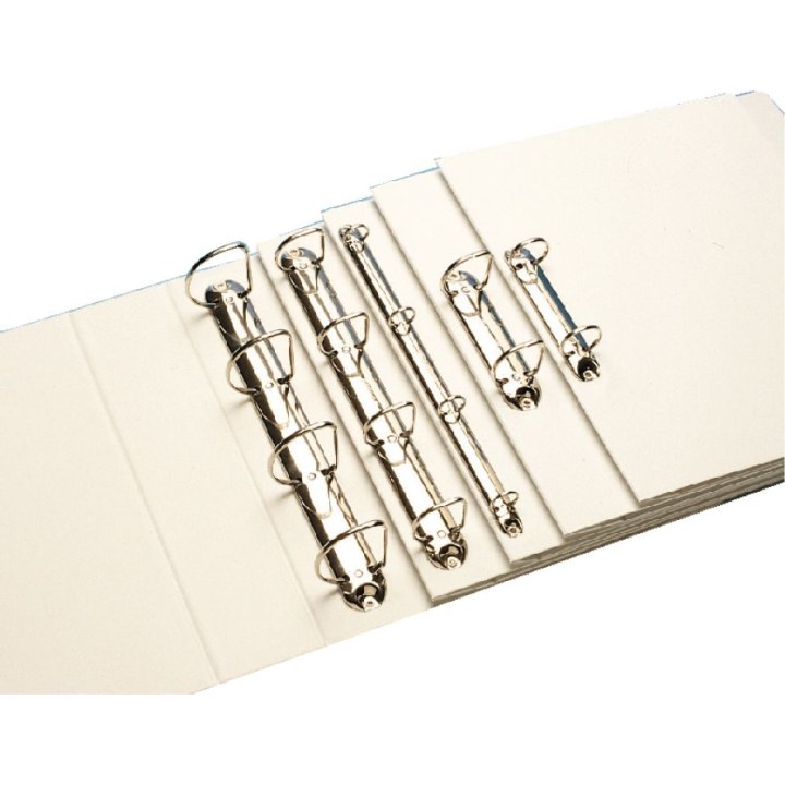 A4 4-ring presentation ring binders, 4.4 cm, white