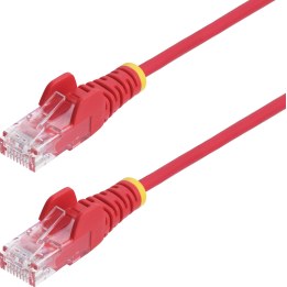 5m Rotes Schlankes CAT6-Ethernet-Kabel Snagless RJ45 LSZH 28AWG Reines Kupfer Patchkabel/Netzwerkkabel