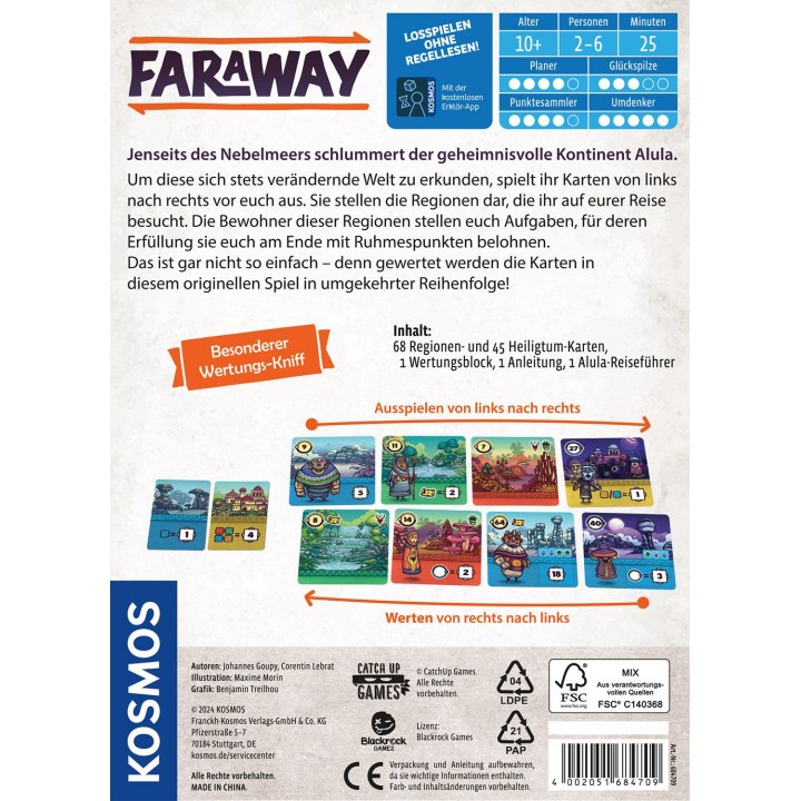 Kosmos Faraway gioco di carte