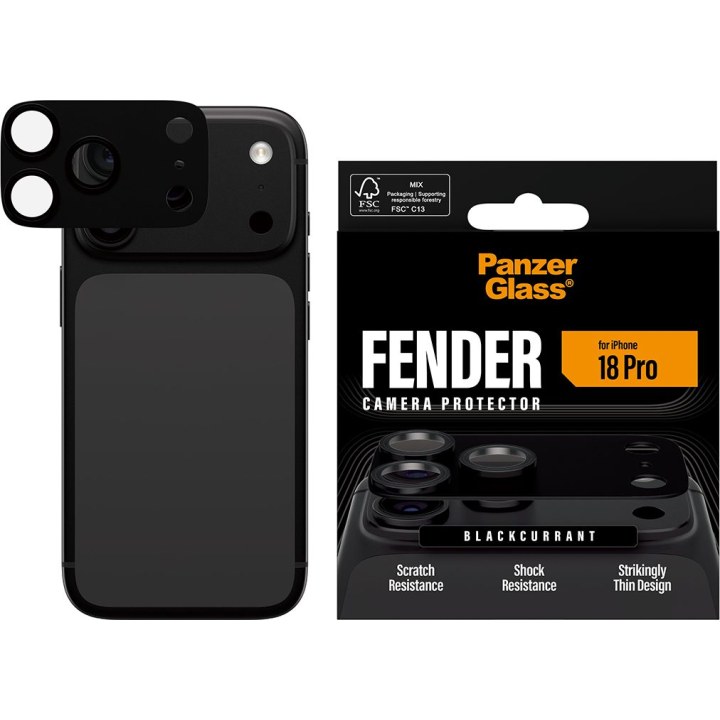 Fender iP 18 Pro Blackcurrant Camera Protector