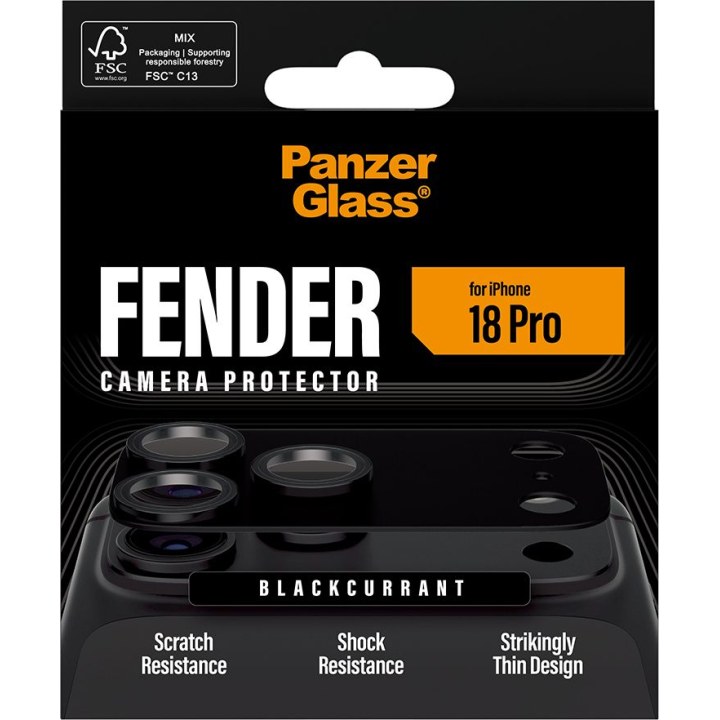 Fender iP 18 Pro Blackcurrant Camera Protector