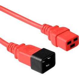 ACT Powercord C19 - C20 red 1.8 m